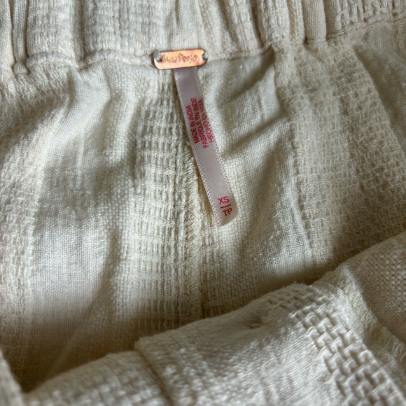 Free People Beige Buttoned High Waist Shorts - Picture 15 of 16